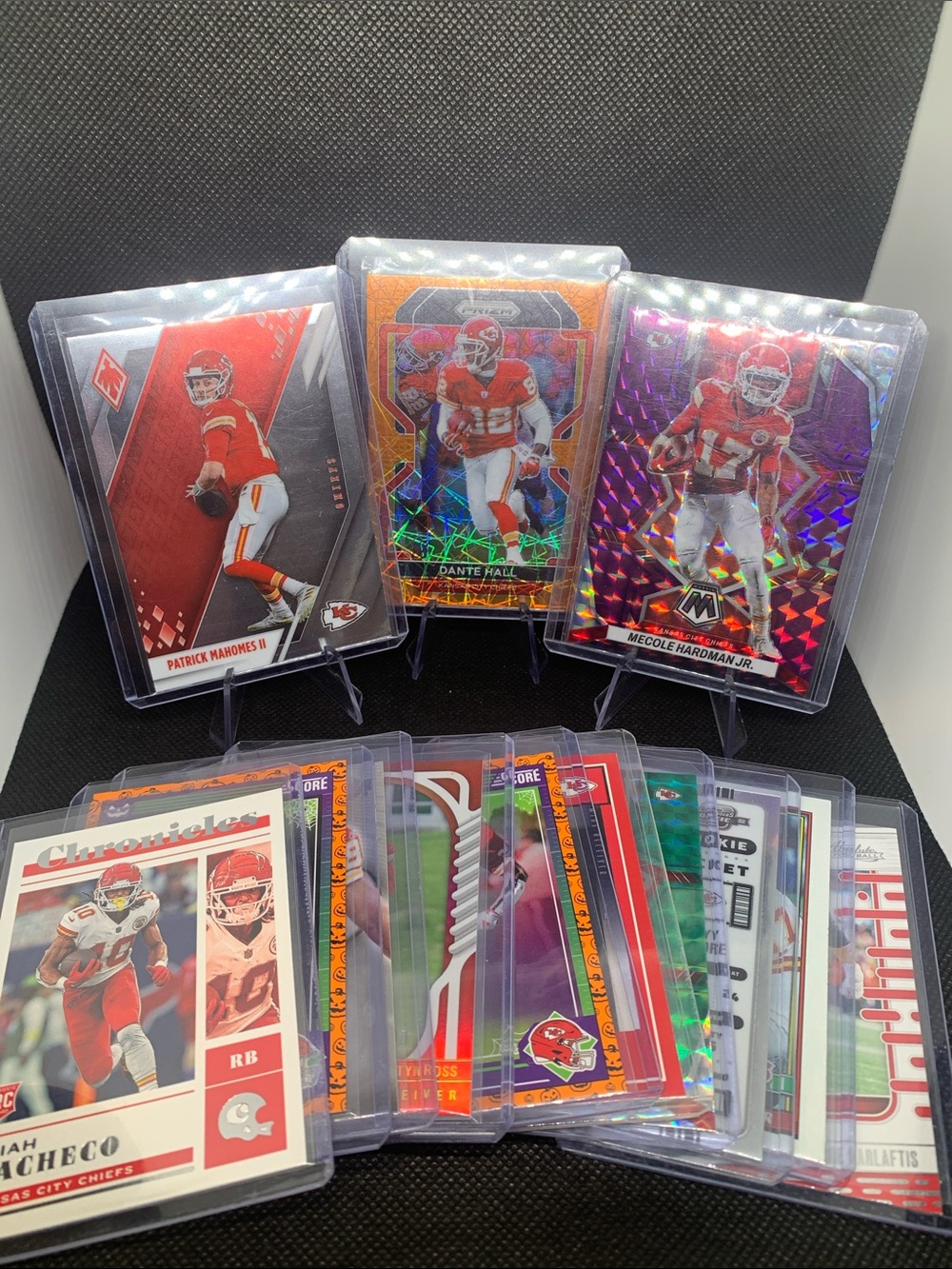 Kansas City Chiefs NFL Card Lot Patrick Mahomes Holo Rookie HOF Players & More